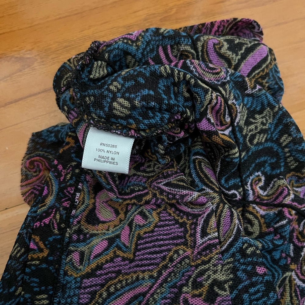 Express Multicolor Ruffle Blouse - image 8